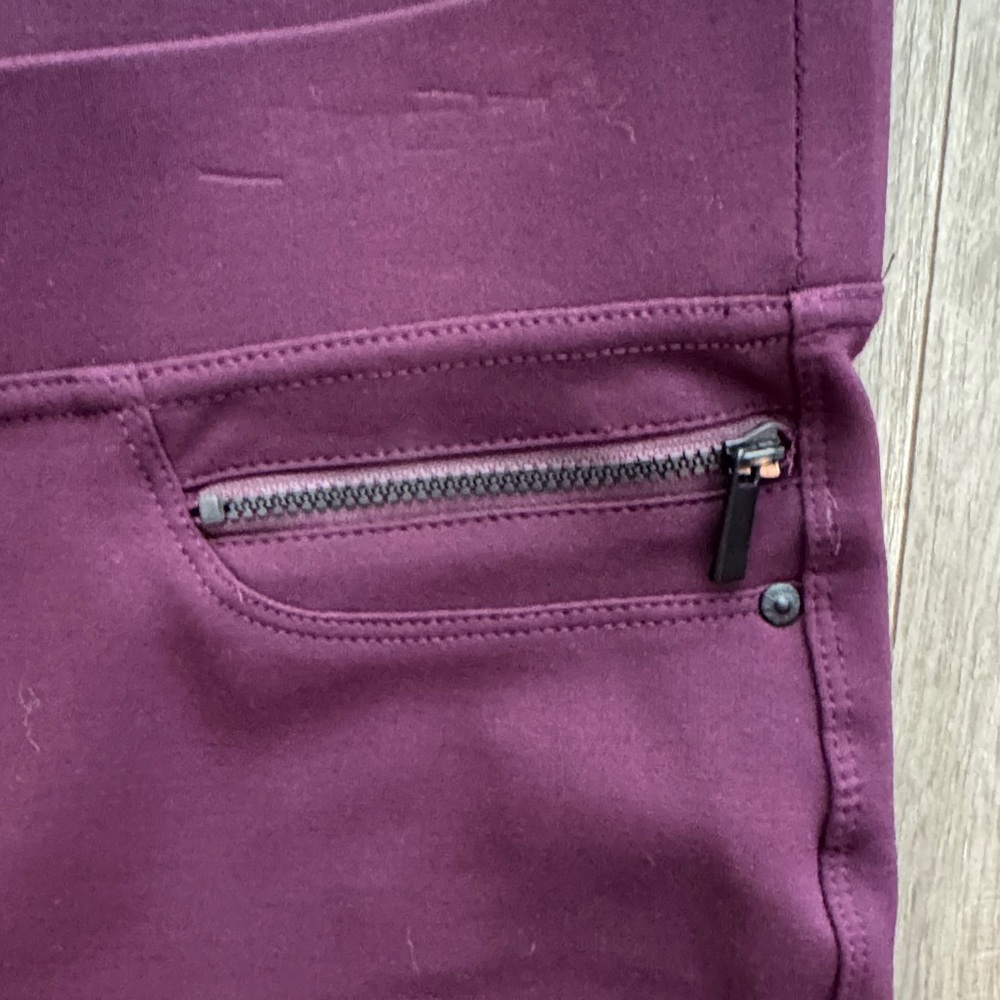 DKNY Deep Purple Ankle Pants Size M - Picture 10 of 13
